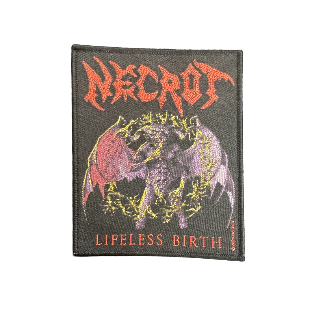 Lifeless Birth Square Patch Black