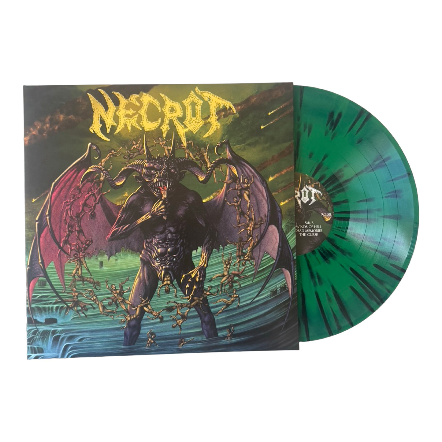 Lifeless Birth Green/Black Splatter LP