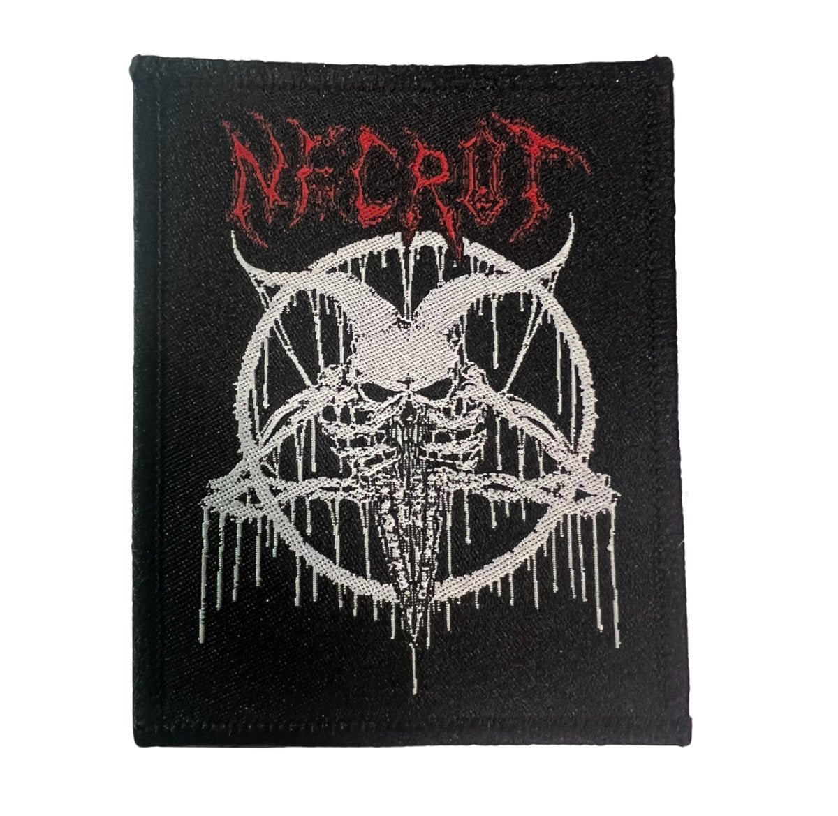 Demongram red logo Patch