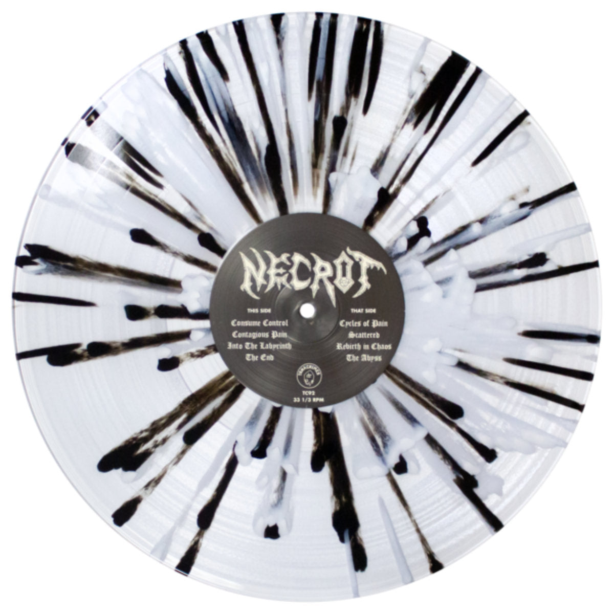 The Labyrinth Clear w/ White and Black Splatter LP